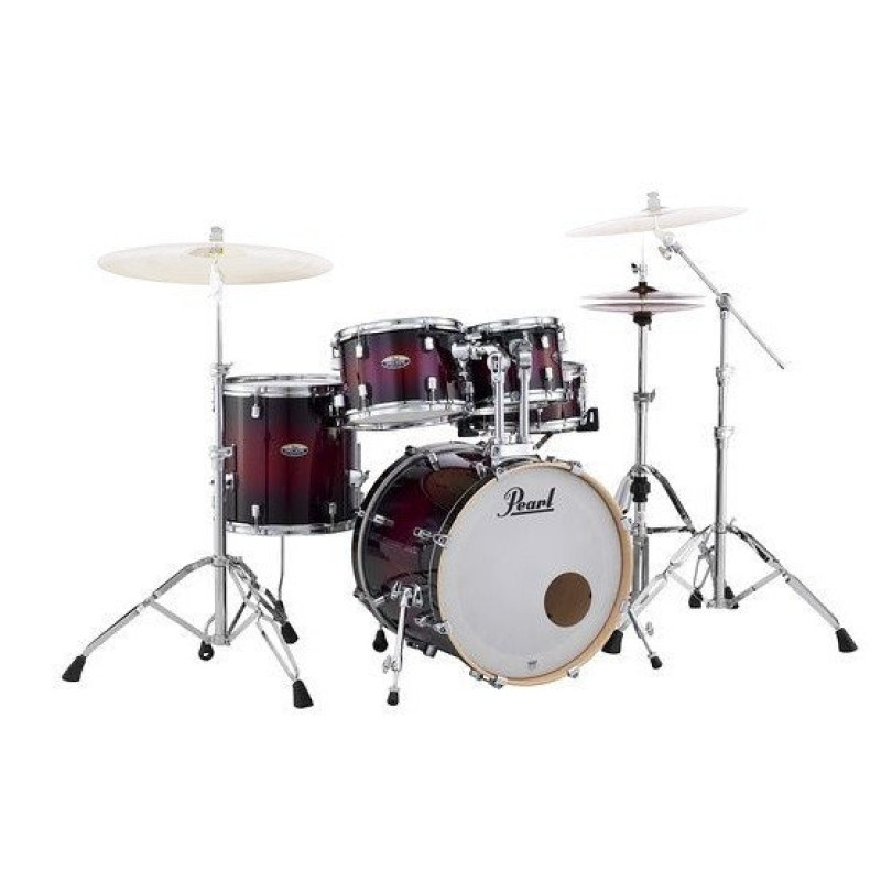 PEARL DMP-925SP/C261 Акустична ударна установка серії Decade Maple 5 барабанів Gloss Deep Red Burst (Shell Pack)