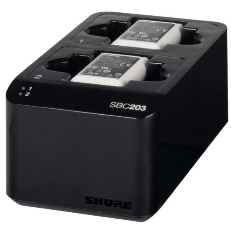SHURE SBC203-E Подвійна USB док-станція заряджання SB903 для SLX-D