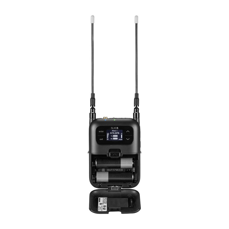 SHURE SLXD5=-H56 Одноканальный портативный цифровой приемник H56 (518-562 МГц)