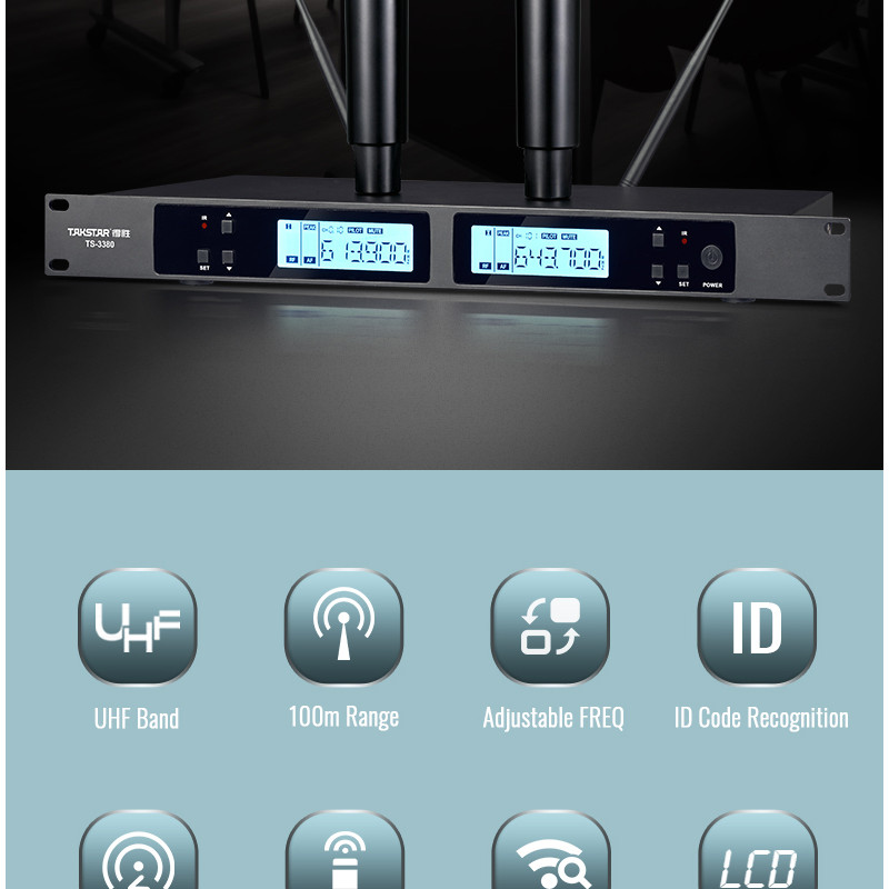 TAKSTAR TS-3380 Бездротова мікрофонна система
