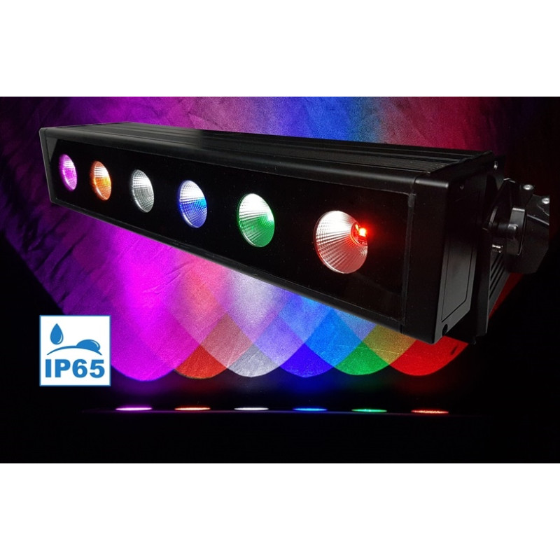 Світлодіодна панель Emiter-S A010W IP65 6*30W 4 в 1 COB LED BAR