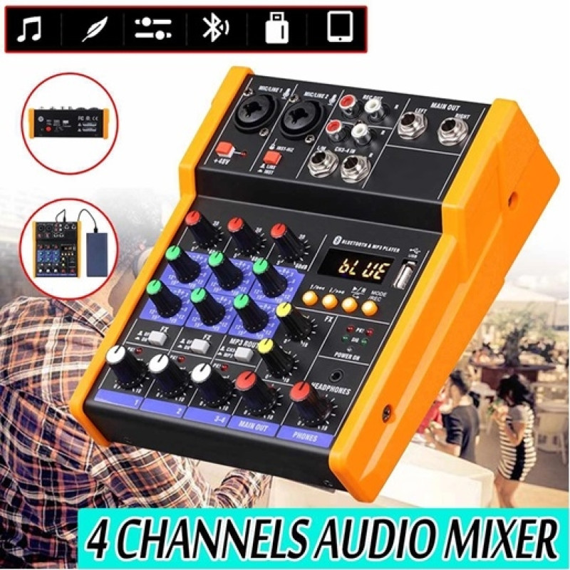 ROCKSTAR MS-G4 Мини микшерный пульт MS-G4