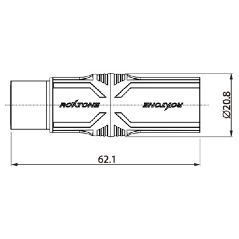 Перехідник Roxtone RA5XF3XM 5P XLR female (мама) - 3P XLR male (тато)