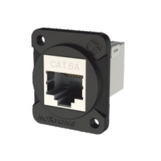 Роз'єм Roxtone RAD-C6A-B RJ45(CAT6a) панельний