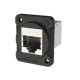 Роз'єм Roxtone RAD-C6A-B RJ45(CAT6a) панельний
