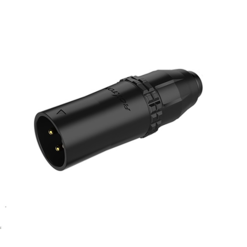 Разъем Roxtone RX3MWP-BG XLR male (папа) водозащитный