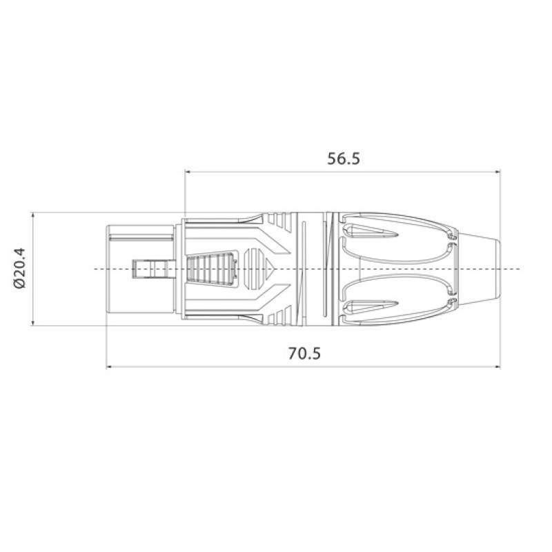 ROXTONE RX5F-NT Разъем Roxtone RX5F-NT XLR female (мама)