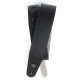 D`ADDARIO 25L00-DX DELUXE LEATHER GUITAR STRAP (BLACK)