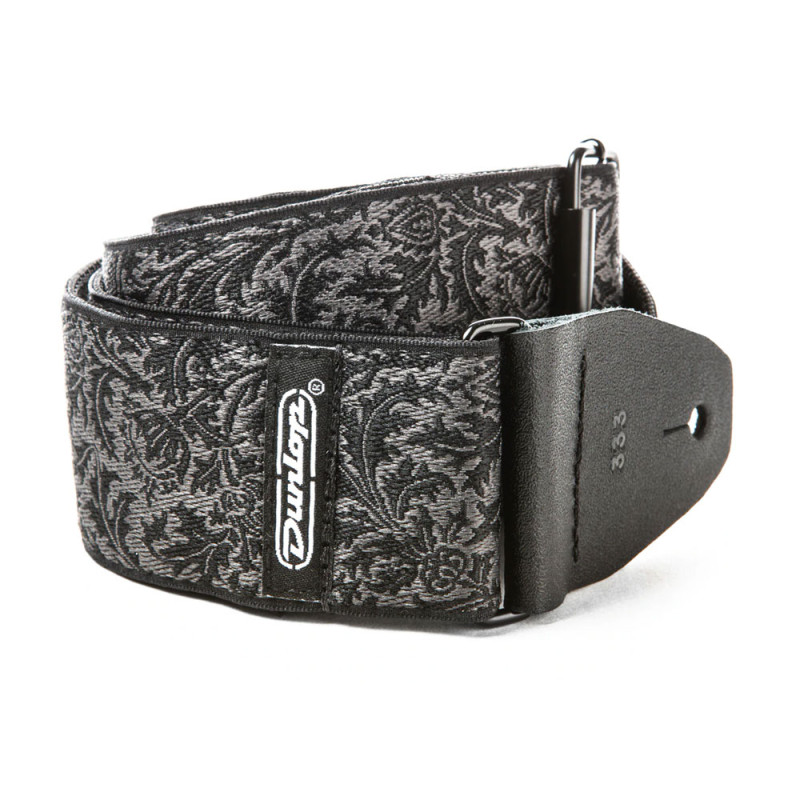 DUNLOP D6714 JACQUARD BLACK THISTLE STRAP Ремінь для гітари