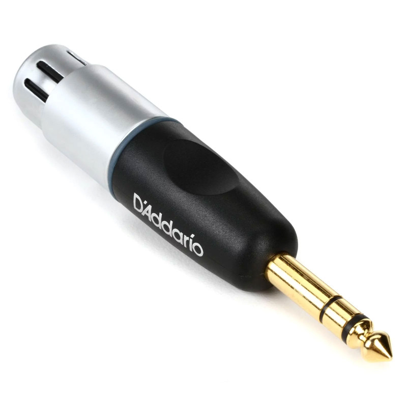 D'ADDARIO PW-P047AA 1/4 INCH MALE BALANCED TO XLR FEMALE
