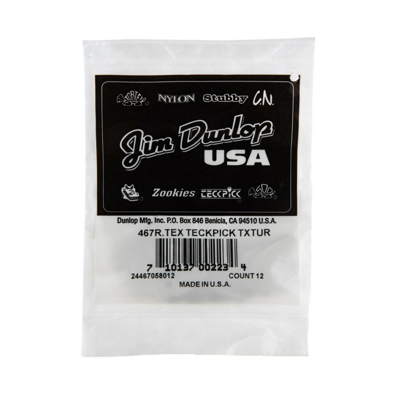 DUNLOP TECKPICK STANDARD TEXTURED ALUMINUM Медіатори
