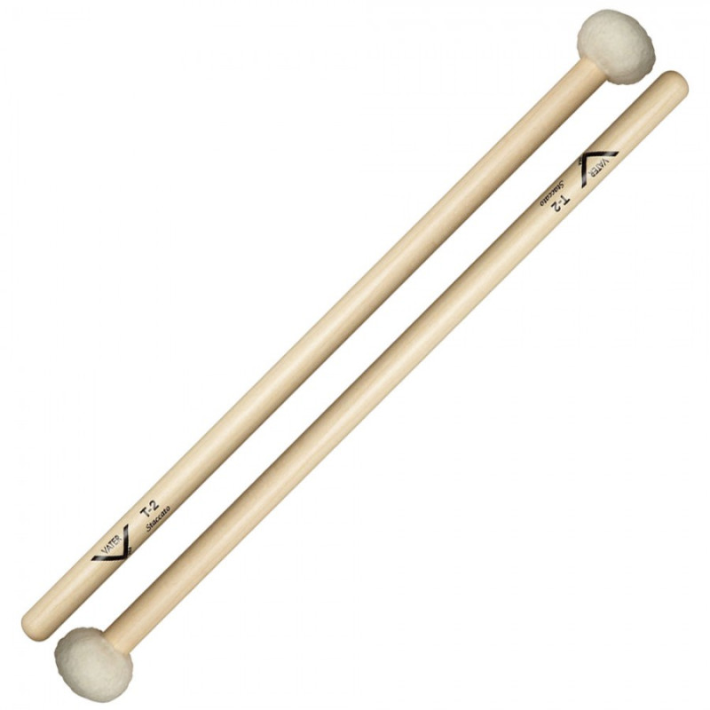 VATER T2 STACCATO TIMPANI, DRUMSET & CYMBAL MALLET Палички для літавр