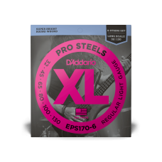 D‘ADDARIO EPS170-6 PROSTEELS BASS LIGHT 6-STRING (32-130) Струни для бас-гітари