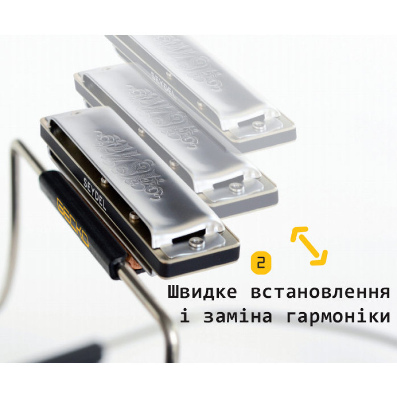 SEYDEL GECKO Harmonica Holder Тримач губної гармоніки