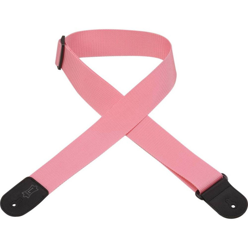 LEVY'S M8POLY-PNK CLASSICS SERIES POLYPROPYLENE GUITAR STRAP (PINK) Ремінь для гітари