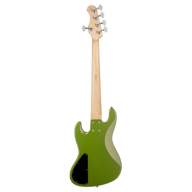 SADOWSKY MetroExpress 21-Fret Hybrid P/J Bass, Maple, 5-String (Solid Sage Green Metallic Satin) Бас-гітара