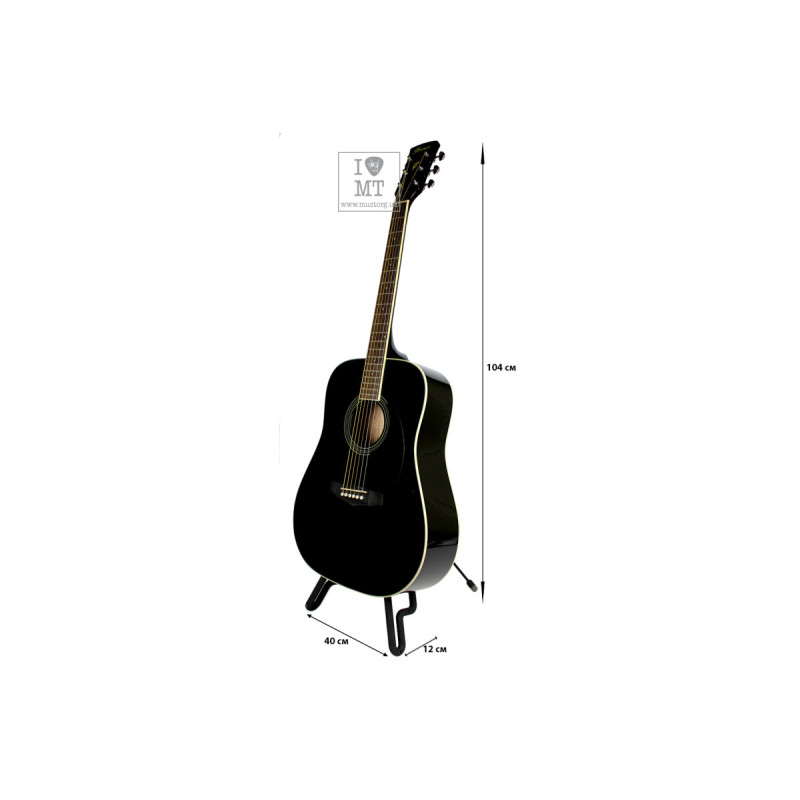 IBANEZ PF15 BK Гитара акустическая