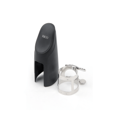 D`ADDARIO RICO LIGATURE & CAP FOR Bb CLARINET Nickel-Plated