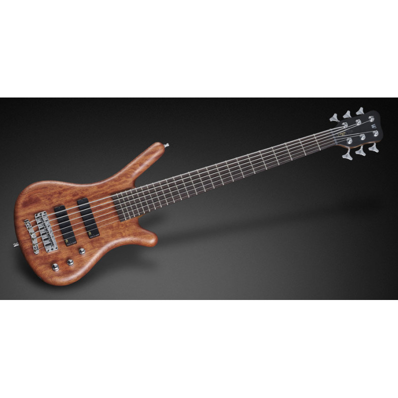 WARWICK Teambuilt Pro Series Corvette Bubinga, 6-String, Active (Natural Transparent Satin) Бас-гітара