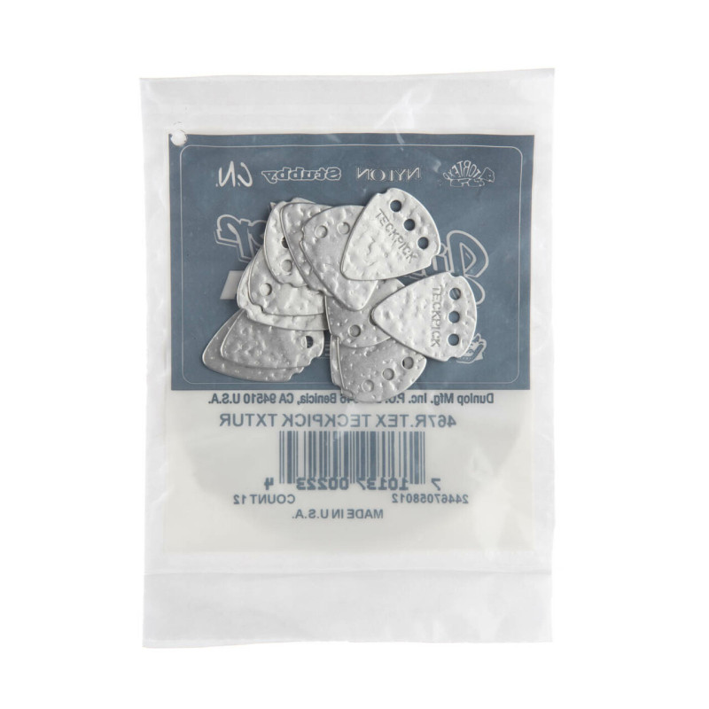 DUNLOP TECKPICK STANDARD TEXTURED ALUMINUM Медіатори