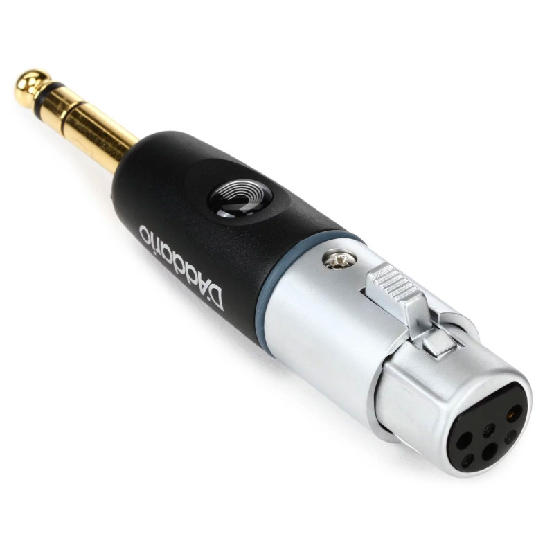 D'ADDARIO PW-P047AA 1/4 INCH MALE BALANCED TO XLR FEMALE