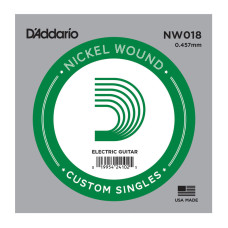 D'ADDARIO NW018 XL Nickel Wound 018 Струна для электрогитары