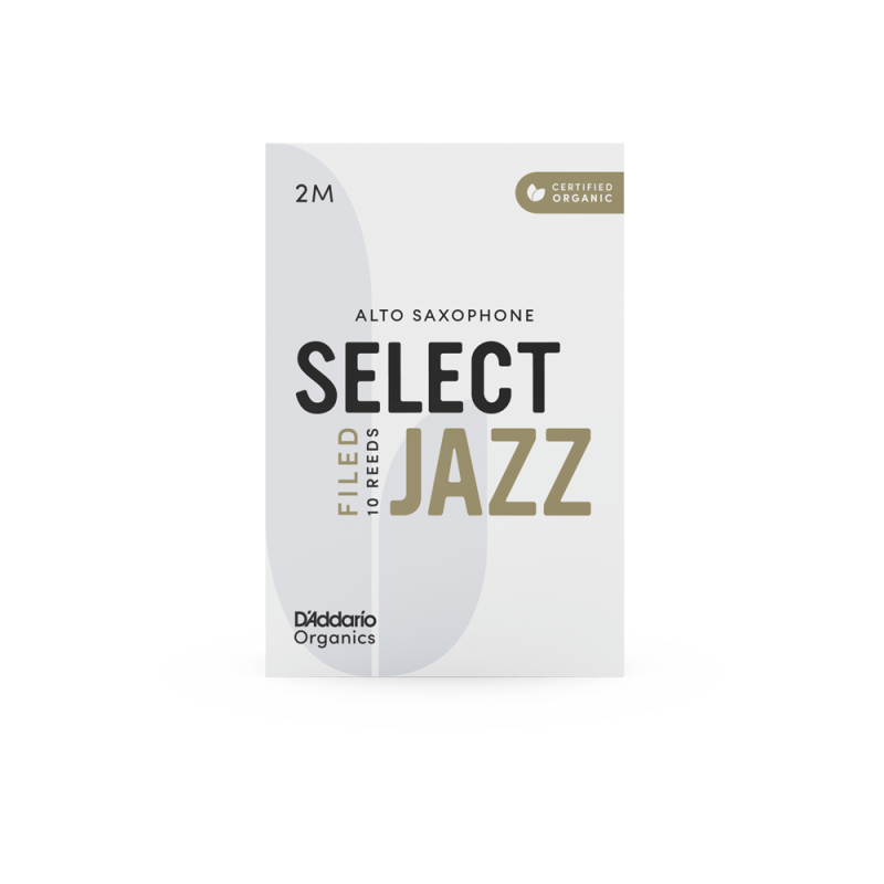 D'ADDARIO Organic Select Jazz - Alto Sax Filed 2M - 10 Pack