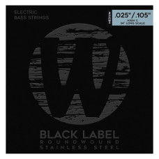 WARWICK 40311 Black Label Medium 5-String High C (25-105) Струны для бас-гитары