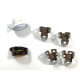 D`ADDARIO National Pick Variety Pack - Finger and Thumb Picks 6 Pack Stainless Steel