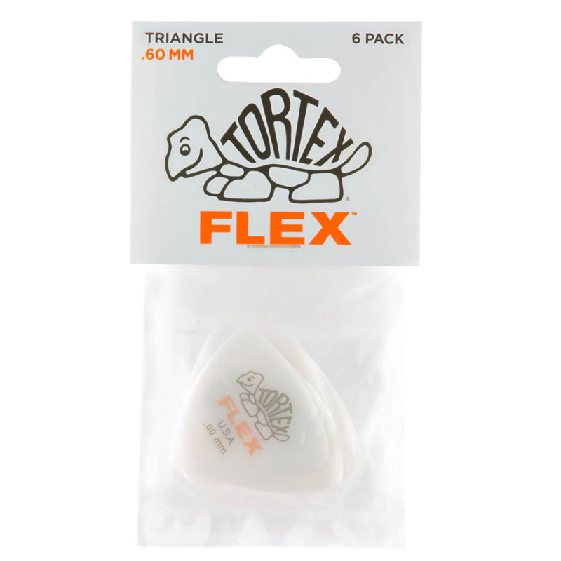 DUNLOP TORTEX FLEX TRIANGLE PICK .60MM Медіатори