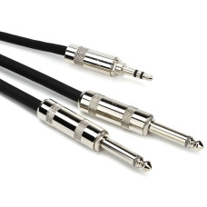 RAPCO HORIZON YN1-P-10 Y-Cable 3.5mm TRS - TS 1/4