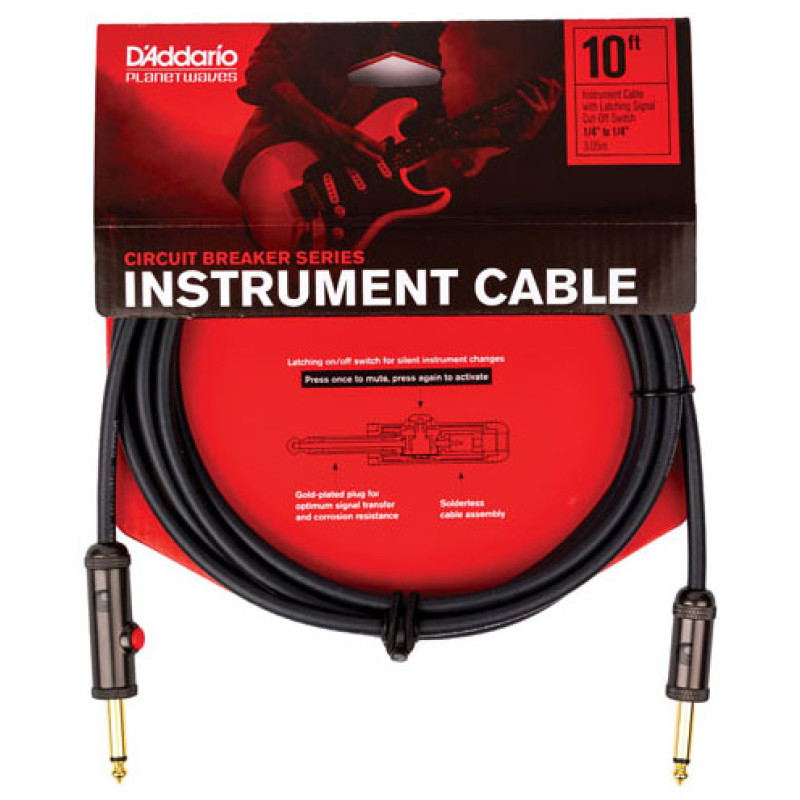 D`ADDARIO PW-AGL-10 Curcuit Breaker Latching Switch (3m)
