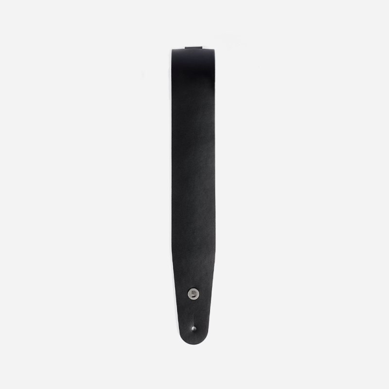 D`ADDARIO 25L00-DX DELUXE LEATHER GUITAR STRAP (BLACK)