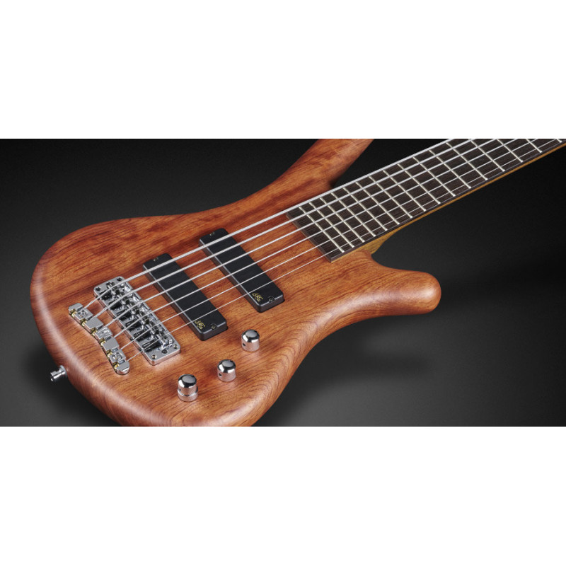 WARWICK Teambuilt Pro Series Corvette Bubinga, 6-String, Active (Natural Transparent Satin) Бас-гітара