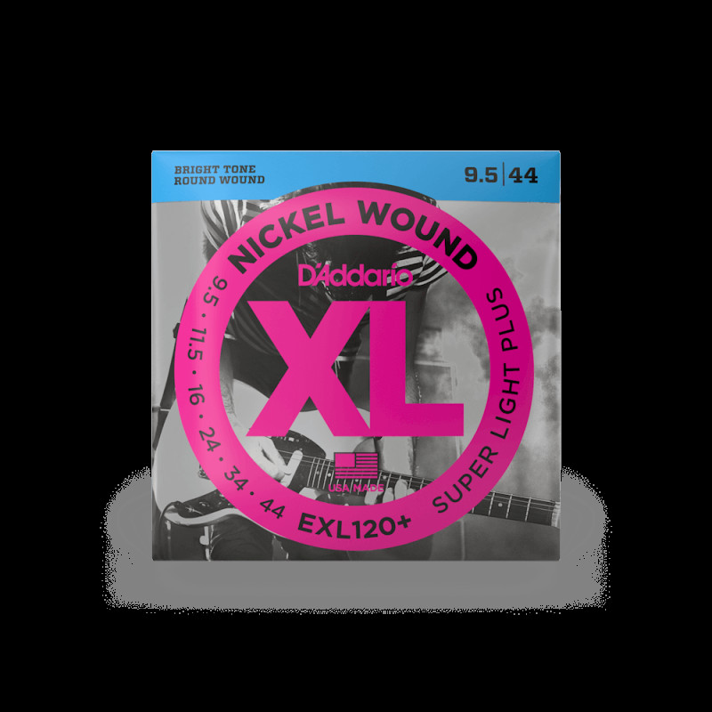 D‘ADDARIO EXL120+ XL NICKEL WOUND SUPER LIGHT PLUS (9.5-44) Струни для електрогітари