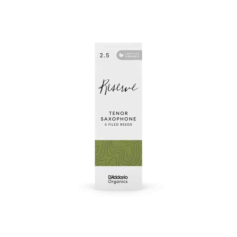 D'ADDARIO Organic Reserve - Tenor Sax #2.5 - 5 Pack