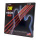 DR STRINGS NEON Red Bass - Medium (45-105) Струни для бас-гітари