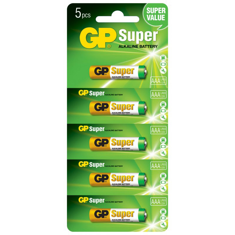 GP AAA 1.5V SUPER ALKALINE