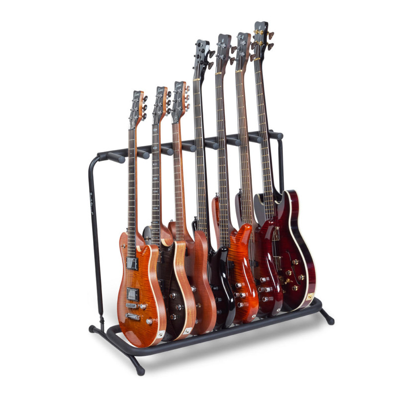 ROCKSTAND RS20862 B - Guitar Rack Stand for 7 Electric Guitars / Basses