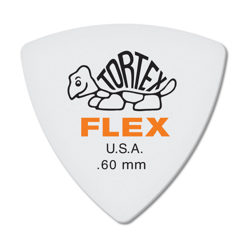 DUNLOP TORTEX FLEX TRIANGLE PICK .60MM Медіатори