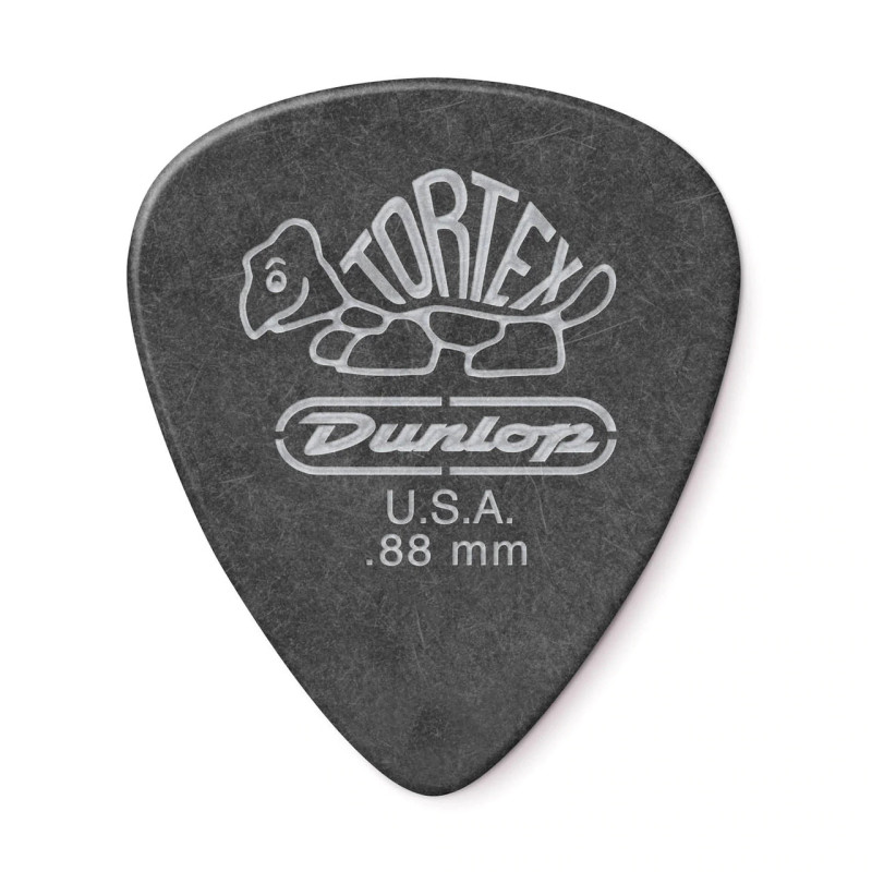DUNLOP TORTEX PITCH BLACK STANDARD PICK .88MM Медіатори