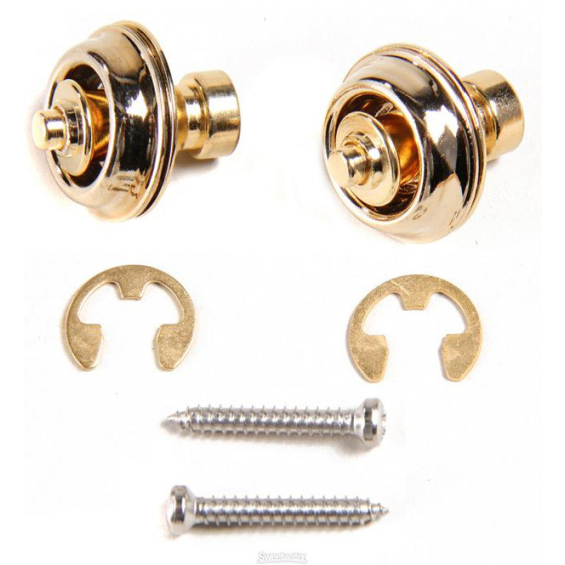 DUNLOP SLS1504G STRAPLOK STRAP RETAINERS TRADITIONAL - 24KT GOLD