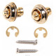 DUNLOP SLS1504G STRAPLOK STRAP RETAINERS TRADITIONAL - 24KT GOLD