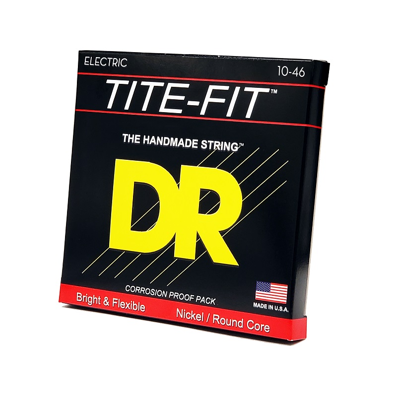 DR STRINGS TITE-FIT Electric - Medium (10-46) Струни для електрогітари
