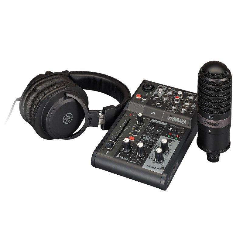 YAMAHA AG03MK2 LSPK Live Streaming Pack (Black) Аудіоінтерфейс