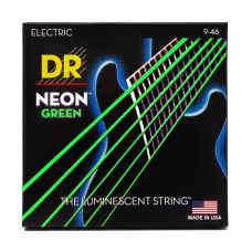DR STRINGS NEON Green Electric - Light Heavy (9-46) Струни для електрогітари