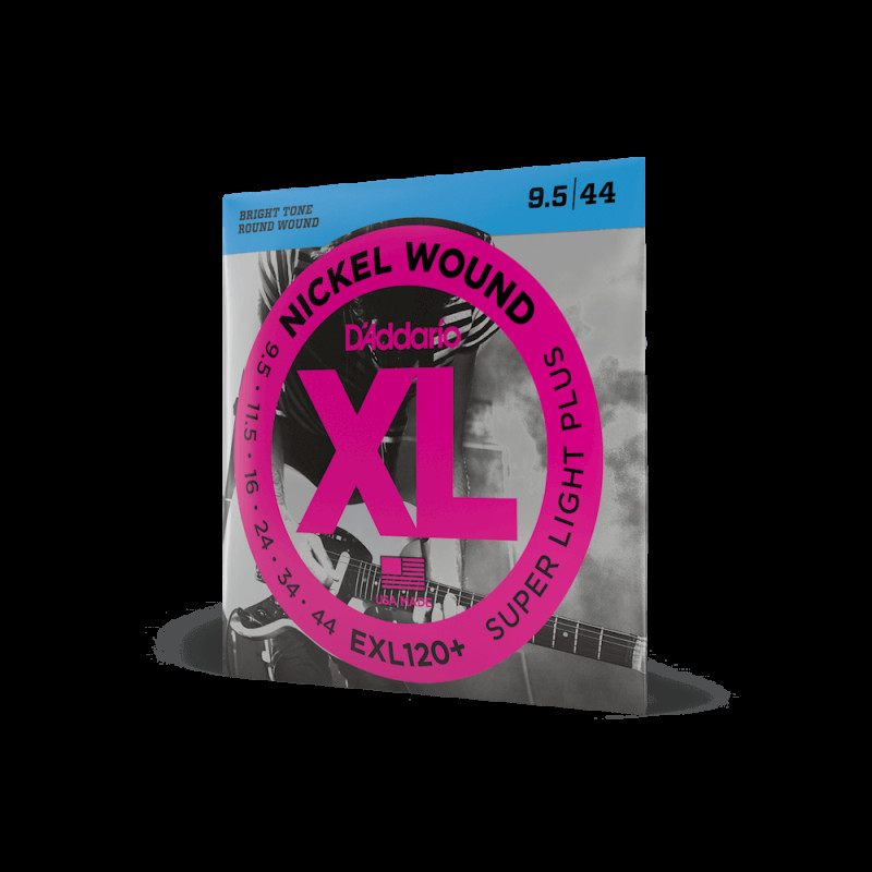 D‘ADDARIO EXL120+ XL NICKEL WOUND SUPER LIGHT PLUS (9.5-44) Струни для електрогітари