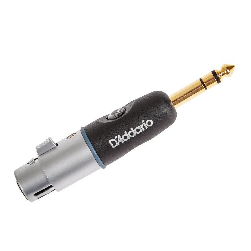 D'ADDARIO PW-P047AA 1/4 INCH MALE BALANCED TO XLR FEMALE