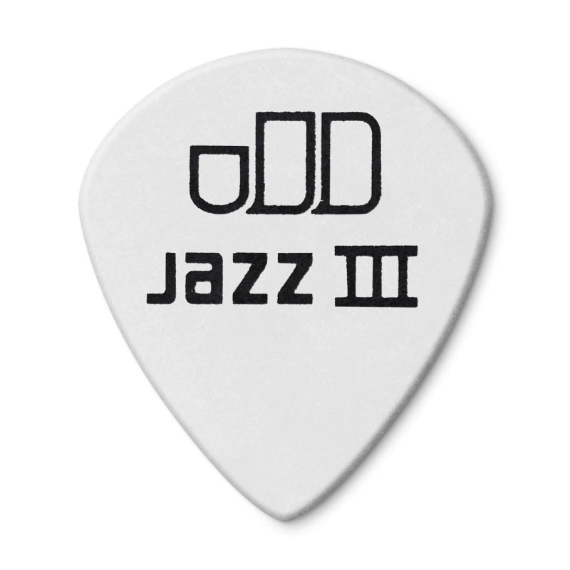 DUNLOP TORTEX WHITE JAZZ III PICK 1.0MM Медіатори