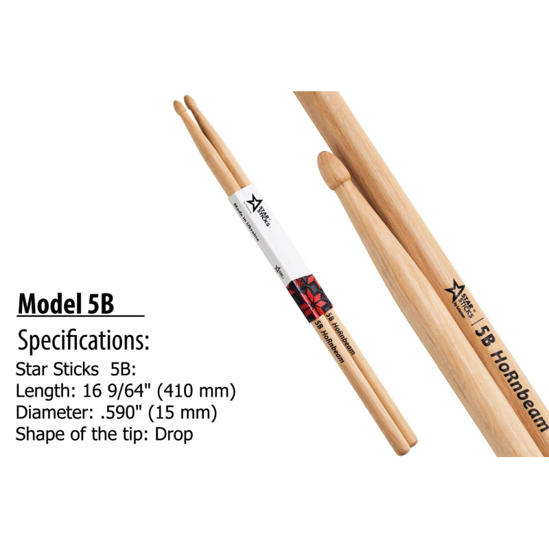 STARSTICKS HoRnbeam 5B Барабанные палочки